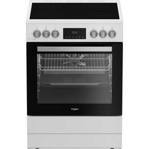 WHIRLPOOL - Cuisinière blanche vitrocéramique 60 cm - W6V8LCSW 859991716110