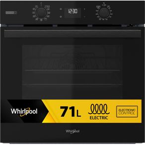 WHIRLPOOL – Four encastrable pyrolyse noir Steam+ – OMSR58RU1SB 859991660260