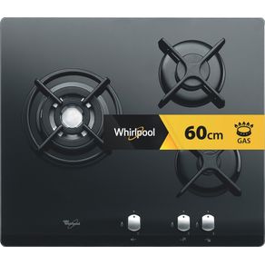 Whirlpool Plaque de cuisson gaz 3 feux - AKT404/NB -