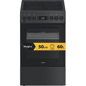 WHIRLPOOL - Cuisinière Vitrocéramique - 50 cm - Anthracite