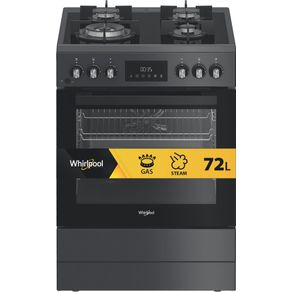 WHIRLPOOL - Cuisinière anthracite mixte 60 cm - W6G8LCSWA 859991716060